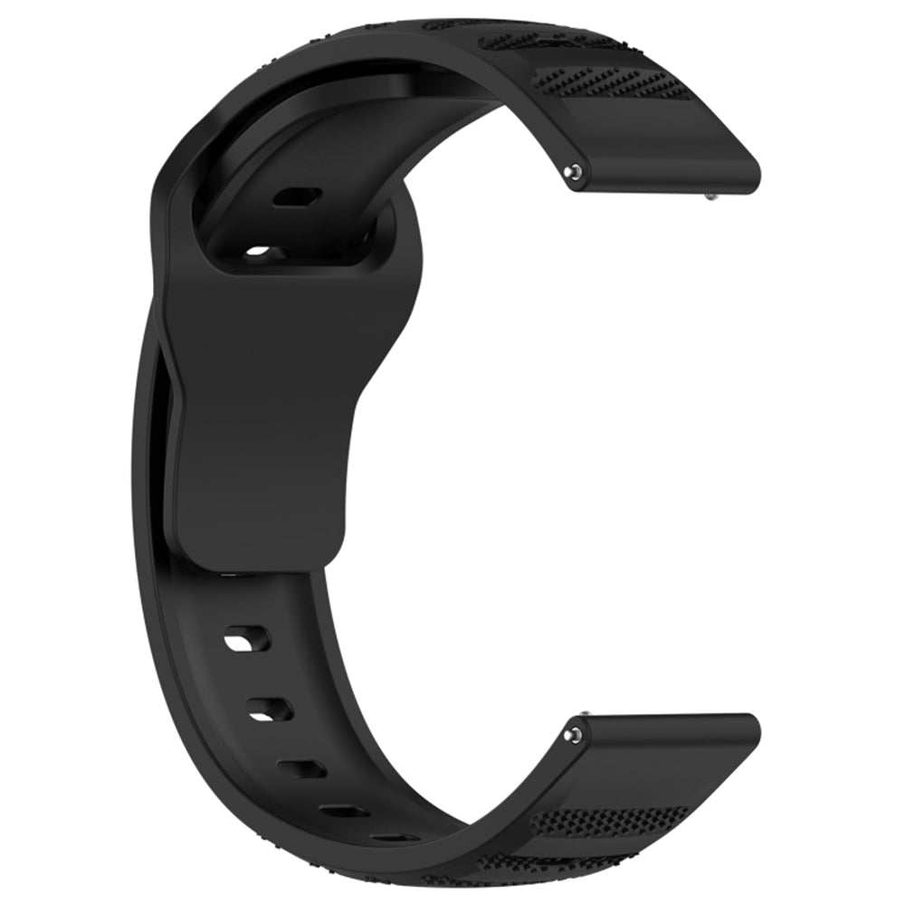 Techsuit W050 szíj Huawei Watch / Xiaomi Watch sorozathoz, 22mm, Fekete
