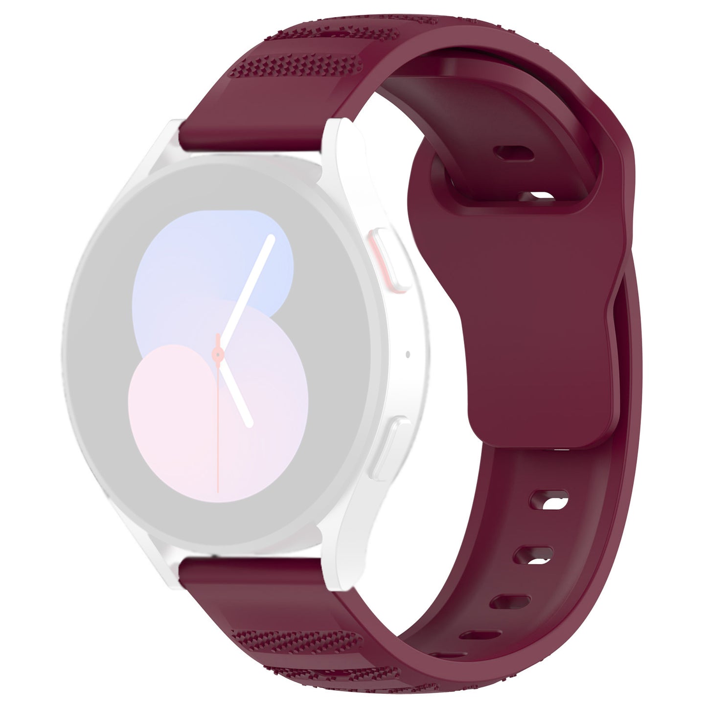 Techsuit W050 szíj Huawei Watch / Xiaomi Watch sorozathoz, 22mm, Cseresznyepiros