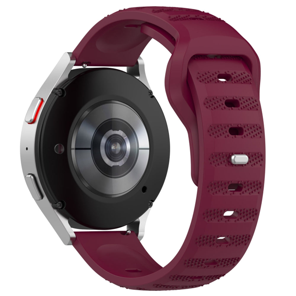 Techsuit W050 szíj Huawei Watch / Xiaomi Watch sorozathoz, 22mm, Cseresznyepiros