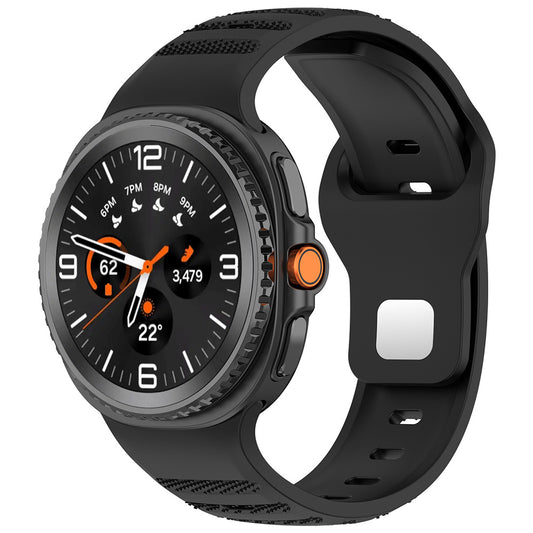Techsuit W050 szíj Samsung Galaxy Watch 8 Classic / Watch8 44mm / Watch 8 40mm, Fekete