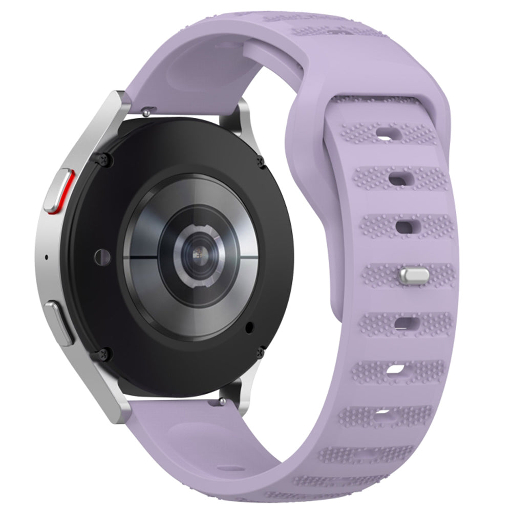 Techsuit W050 szíj Samsung Galaxy Watch / Huawei Watch sorozathoz, 20mm, Lila