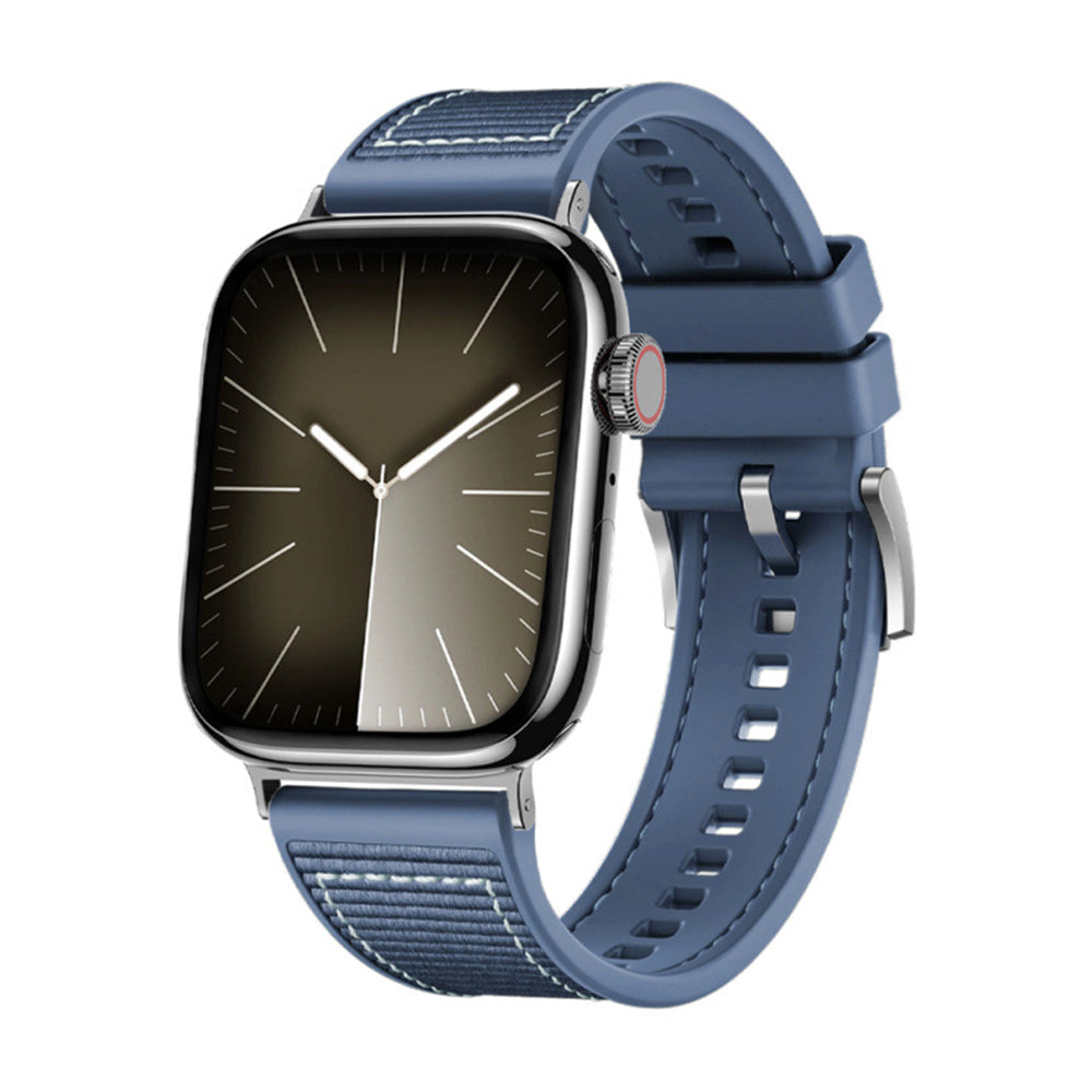 Techsuit W051 szíj Apple Watch 42mm / 41mm / 40mm / 38mm sorozathoz, Sötétkék