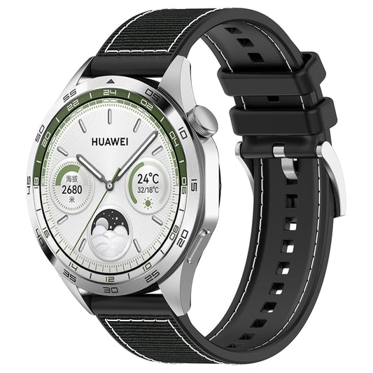 Techsuit W051 szíj Huawei Watch / Xiaomi Watch sorozathoz, 22mm, Fekete