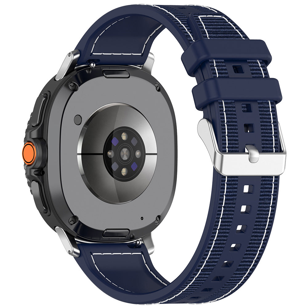 Techsuit W051 szíj Samsung Galaxy Watch8 / Watch8 Classic sorozathoz, Sötétkék