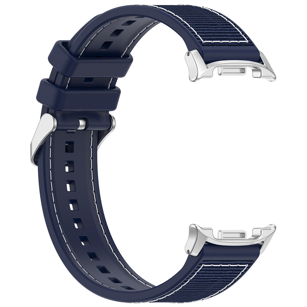Techsuit W051 szíj Samsung Galaxy Watch8 / Watch8 Classic sorozathoz, Sötétkék
