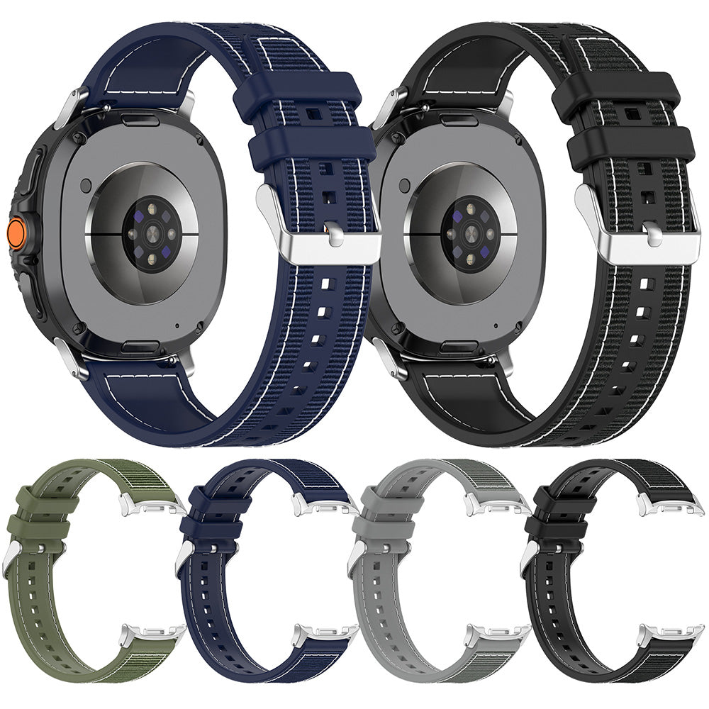 Techsuit W051 szíj Samsung Galaxy Watch8 / Watch8 Classic sorozathoz, szürke