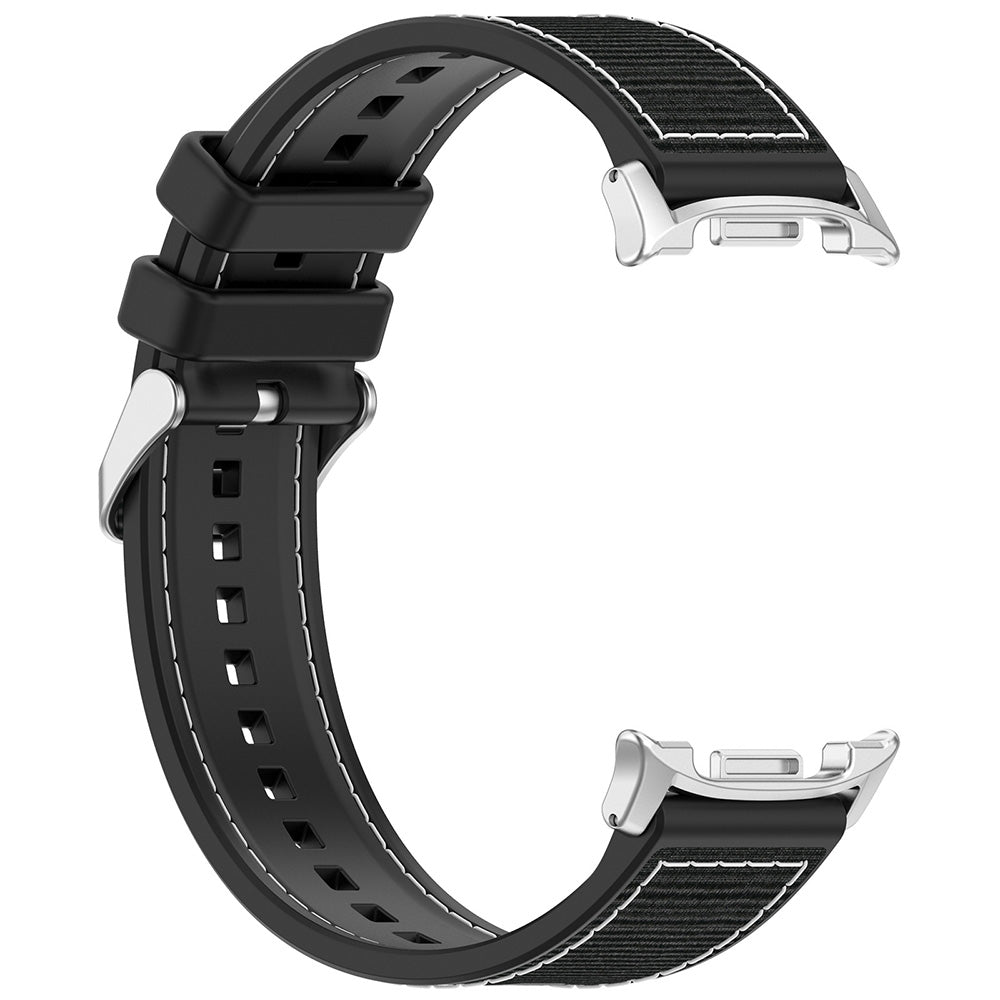 Techsuit W051 szíj Samsung Galaxy Watch8 / Watch8 Classic sorozathoz, Fekete