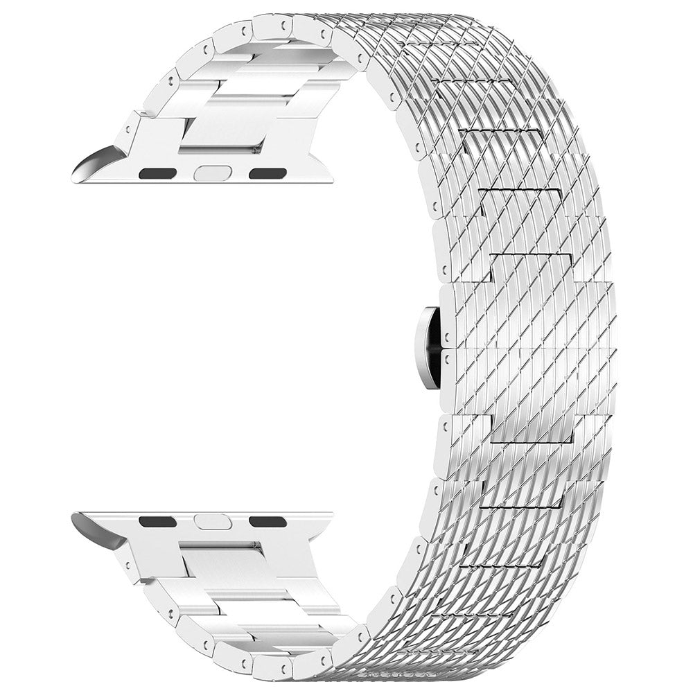 Techsuit W052 szíj Apple Watch 42mm / 41mm / 40mm / 38mm sorozathoz, Ezüst