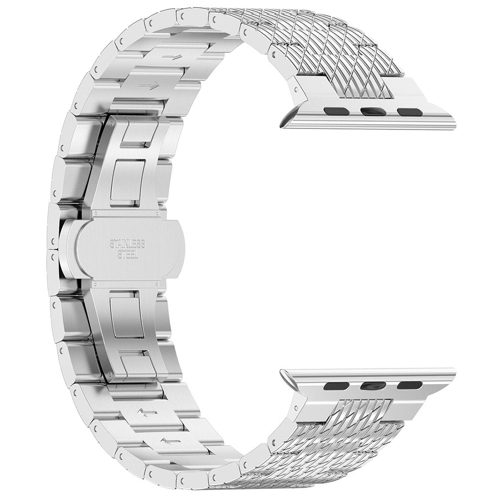 Techsuit W052 szíj Apple Watch 42mm / 41mm / 40mm / 38mm sorozathoz, Ezüst
