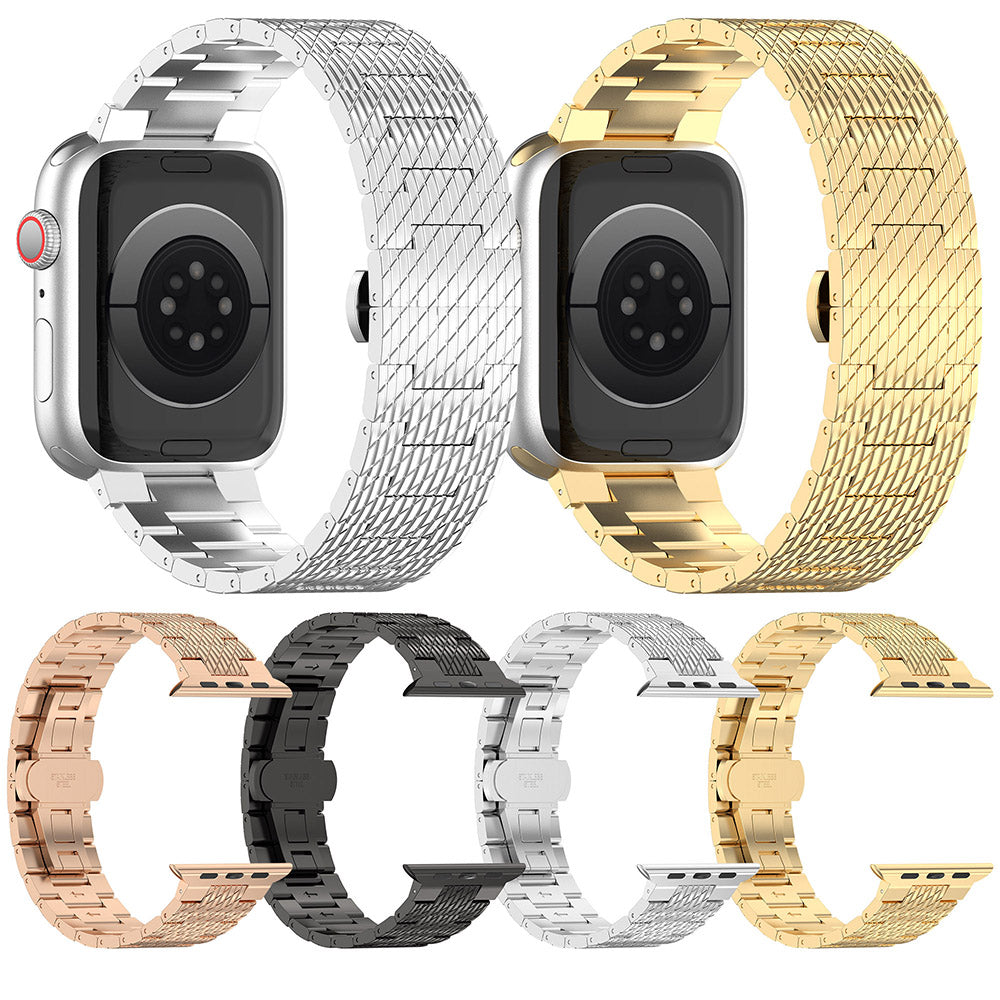 Techsuit W052 szíj Apple Watch 42mm / 41mm / 40mm / 38mm sorozathoz, Ezüst