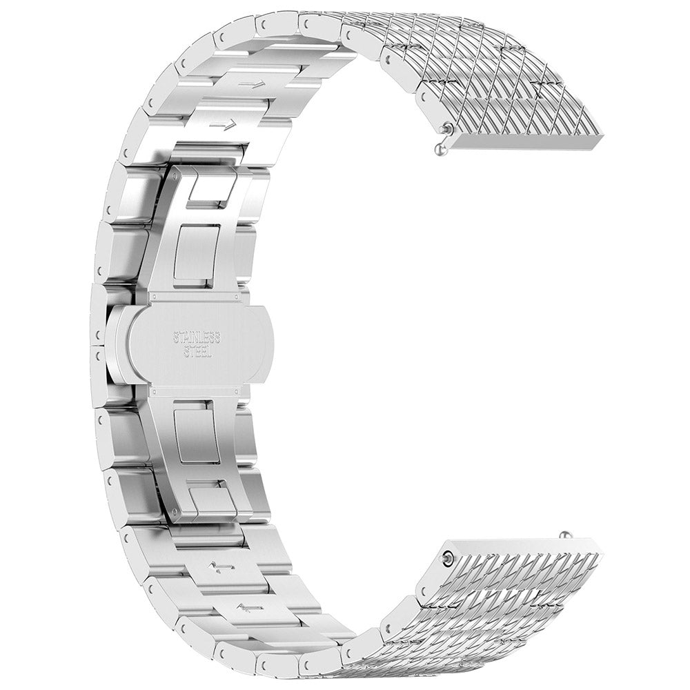 Techsuit W052 szíj Huawei Watch / Xiaomi Watch sorozathoz, 22mm, Ezüst