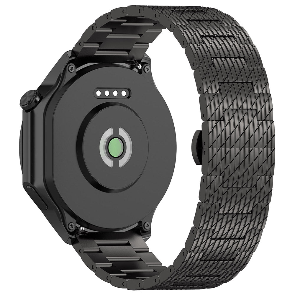 Techsuit W052 szíj Huawei Watch / Xiaomi Watch sorozathoz, 22mm, Fekete