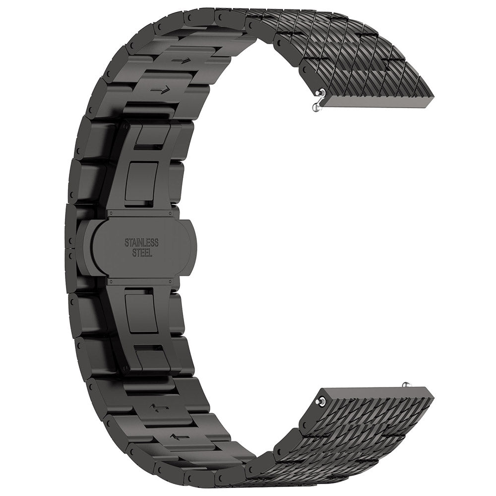 Techsuit W052 szíj Samsung Galaxy Watch / Huawei Watch sorozathoz, 20mm, Fekete