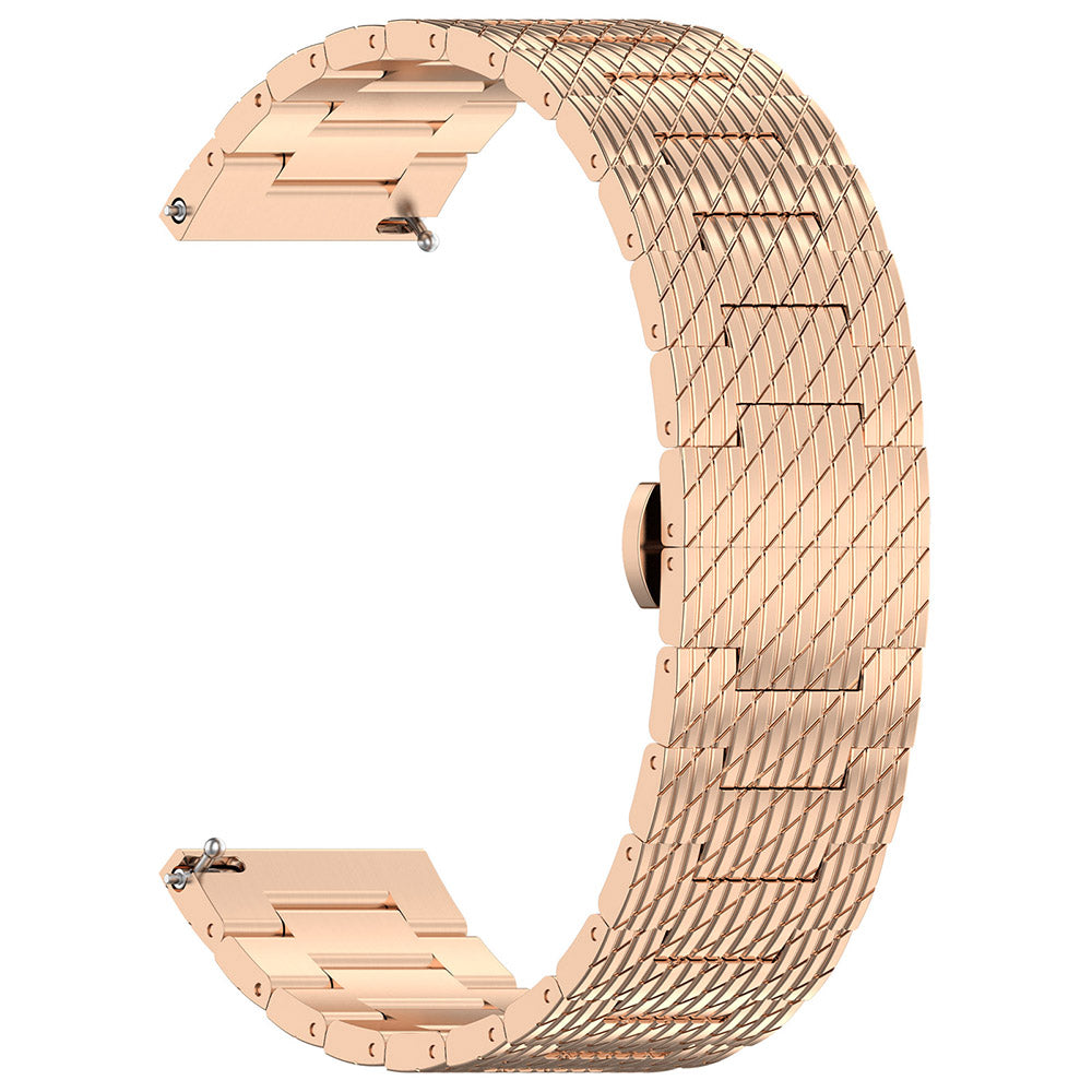 Techsuit W052 szíj Samsung Galaxy Watch / Huawei Watch sorozathoz, 20mm, aranyrózsaszín