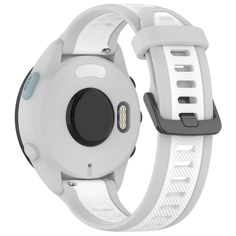 Techsuit W053 szíj Huawei Watch / Garmin Watch sorozathoz, 18mm, Fehér