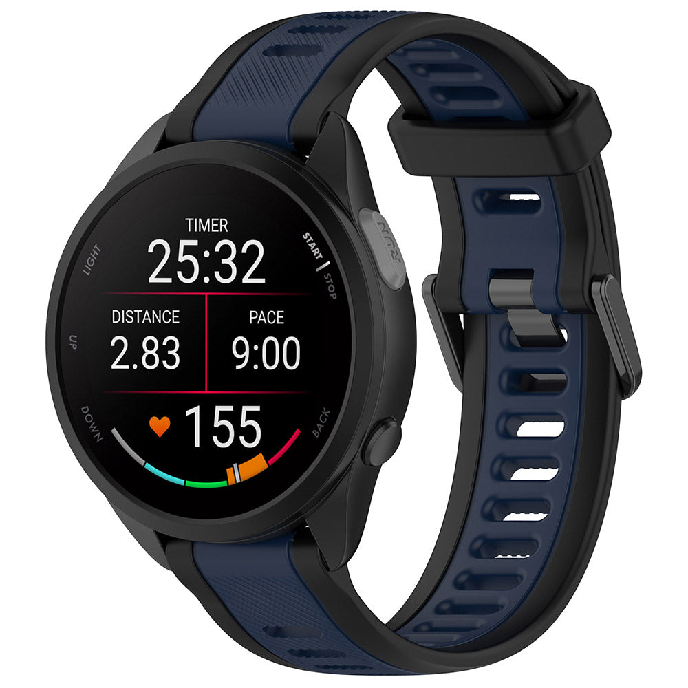 Techsuit W053 szíj Samsung Galaxy Watch / Huawei Watch sorozathoz, 20mm, Sötétkék