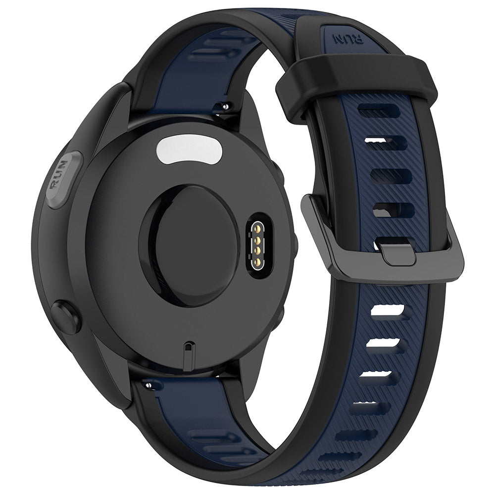 Techsuit W053 szíj Samsung Galaxy Watch / Huawei Watch sorozathoz, 20mm, Sötétkék