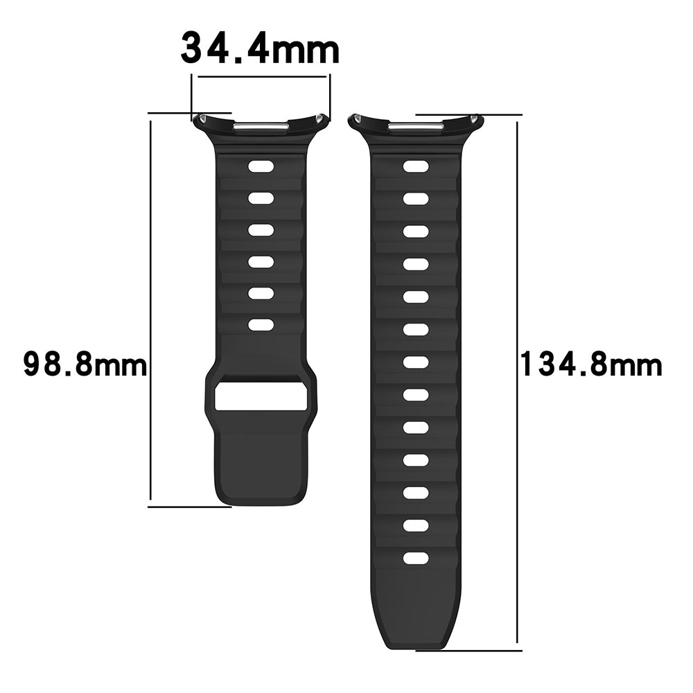 Techsuit W055 szíj Samsung Galaxy Watch Ultra órához, Fehér