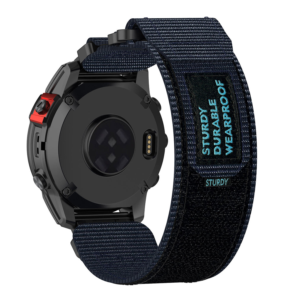 Techsuit W057 szíj Garmin Watch Fenix sorozathoz, 26mm, sötétkék