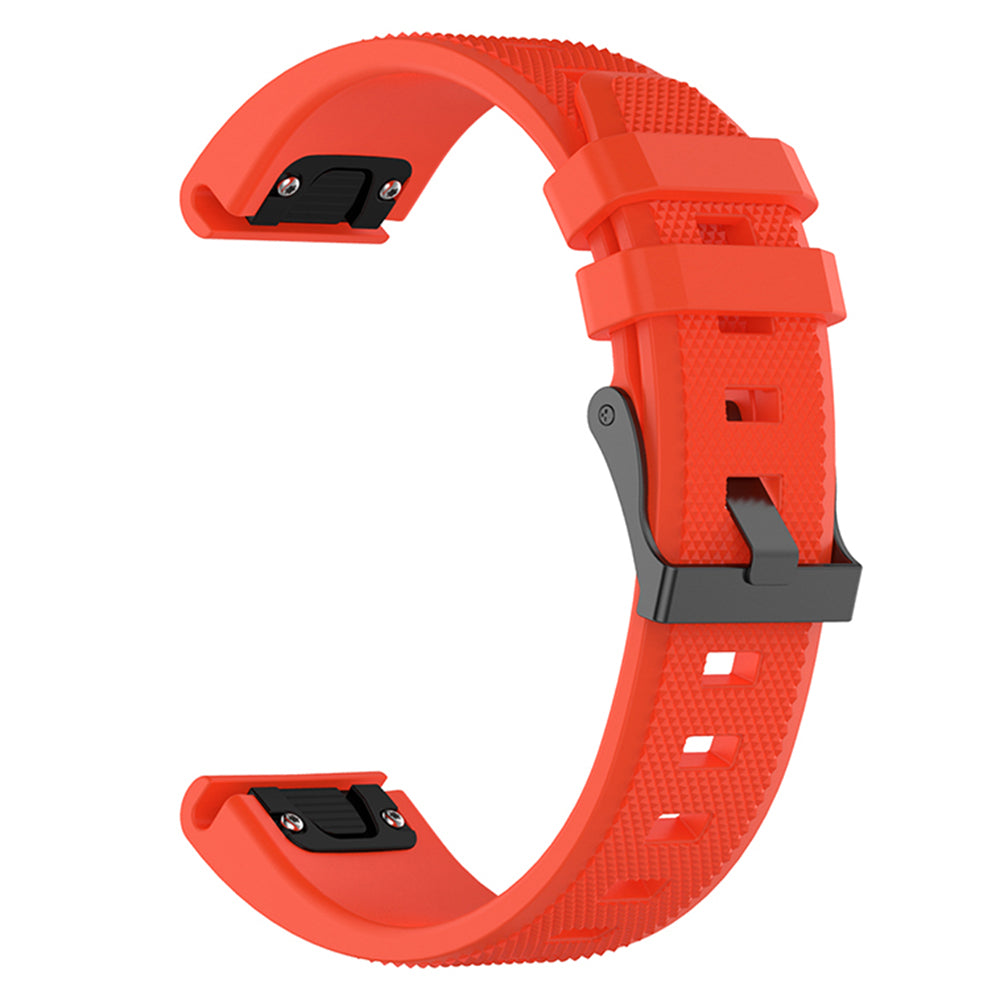 Techsuit W058 szíj Garmin Watch Fenix / Forerunner sorozathoz, 22mm, Narancssárga