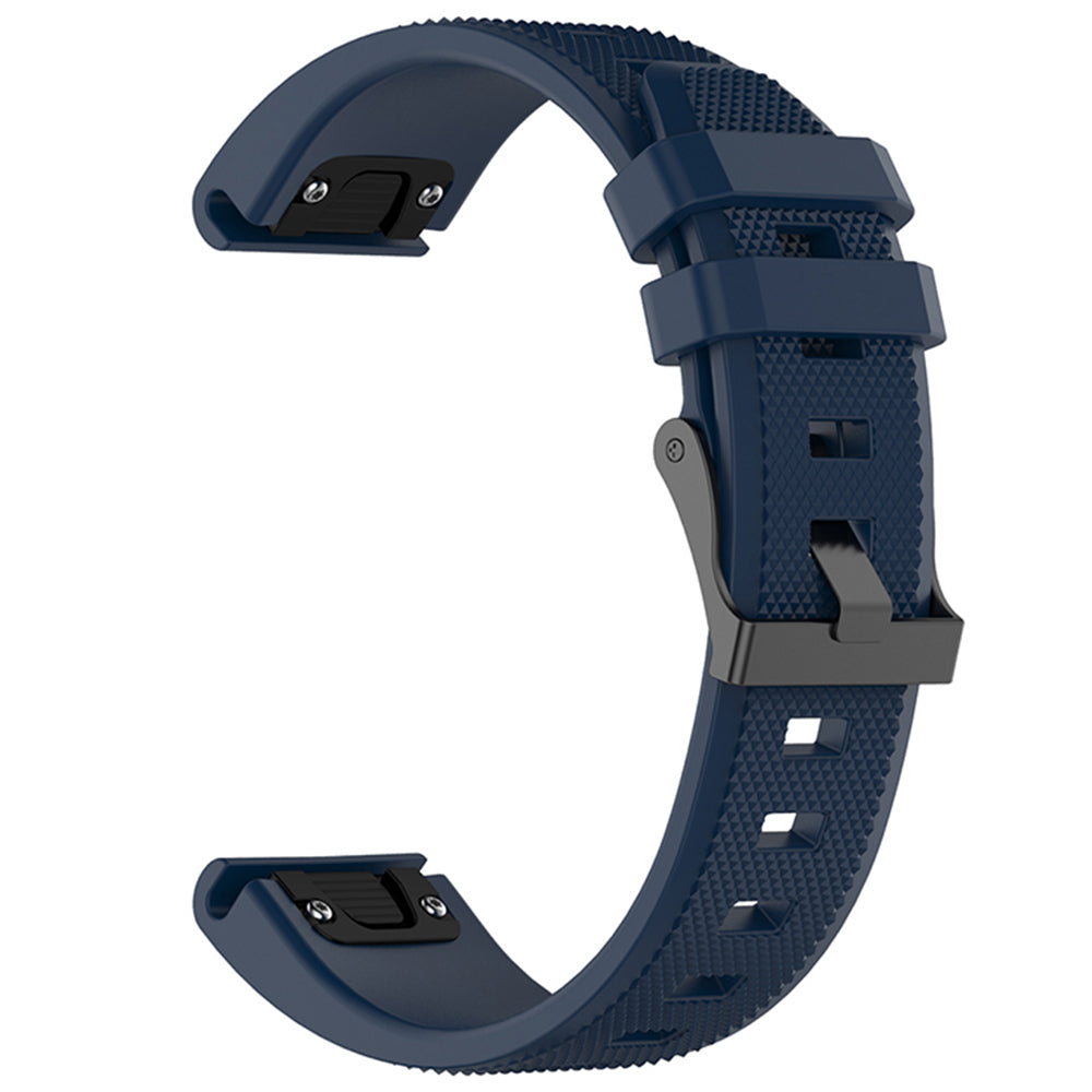 Techsuit W058 szíj Garmin Watch Fenix sorozathoz, 26mm, Tengerészkék