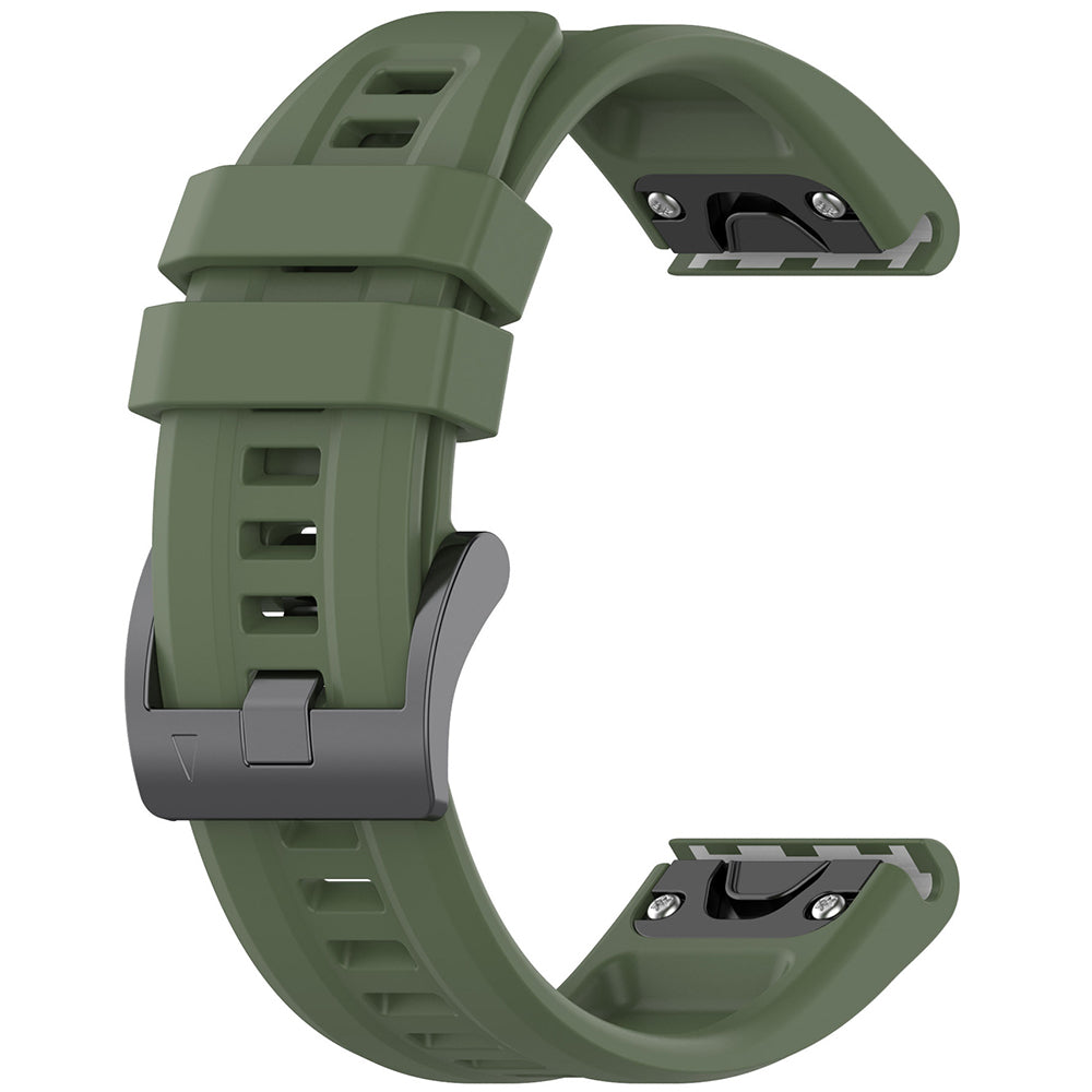 Techsuit W060 szíj Garmin Instinct / Approach / Fenix órasorozathoz, 20mm, Sötétzöld
