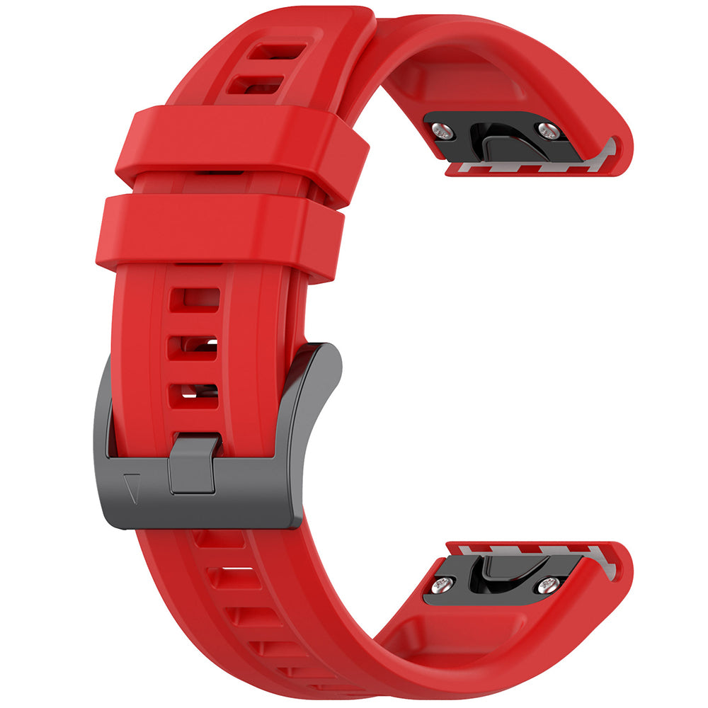 Techsuit W060 szíj a Garmin Watch Fenix sorozathoz, 26mm, Piros