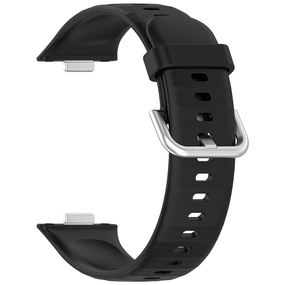 Techsuit W061 szíj Huawei Watch Fit 4 Pro / Fit 4 / Fit 3 órához, Fekete