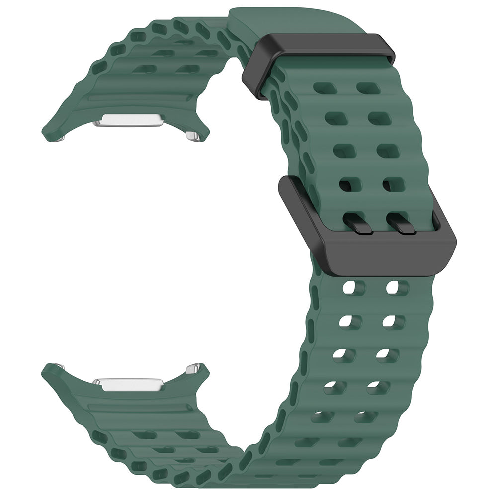 Techsuit W062 szíj Samsung Galaxy Watch Ultra-hoz, Zöld