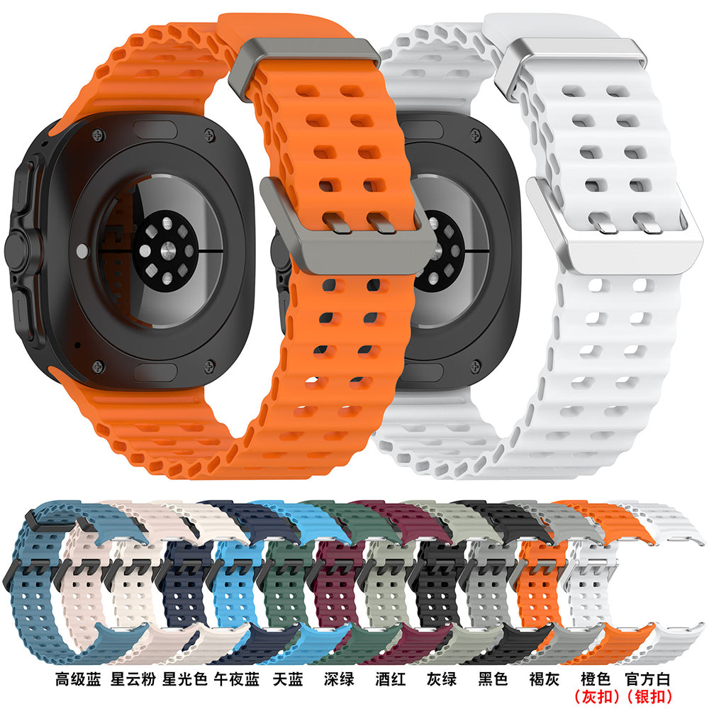 Techsuit W062 szíj Samsung Galaxy Watch Ultra-hoz, Zöld