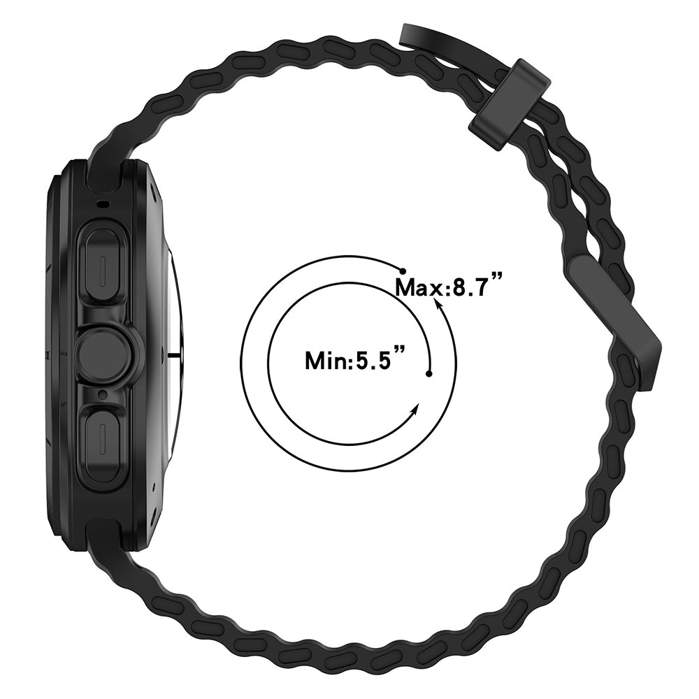 Techsuit W062 szíj Samsung Galaxy Watch Ultra-hoz, Zöld