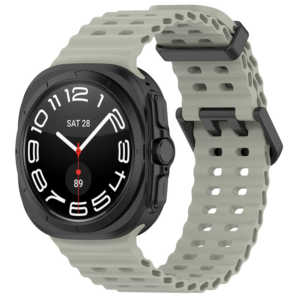 Techsuit W062 szíj Samsung Galaxy Watch Ultra-hoz, Világoszöld