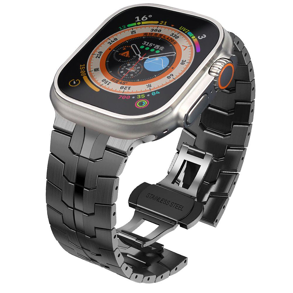 Techsuit W063 szíj Apple Watch 49mm / 46mm / 45mm / 44mm / 42mm sorozathoz, Szürke