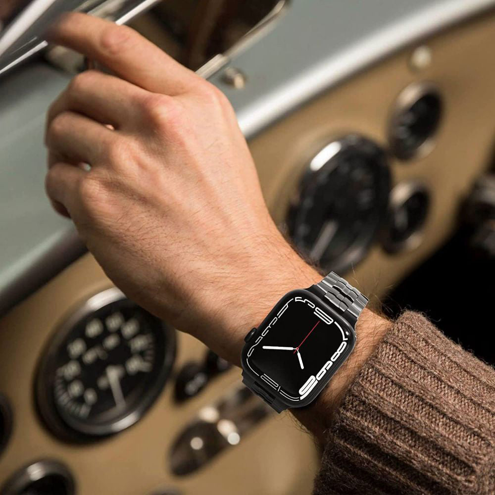 Techsuit W063 szíj Apple Watch 49mm / 46mm / 45mm / 44mm / 42mm sorozathoz, Szürke