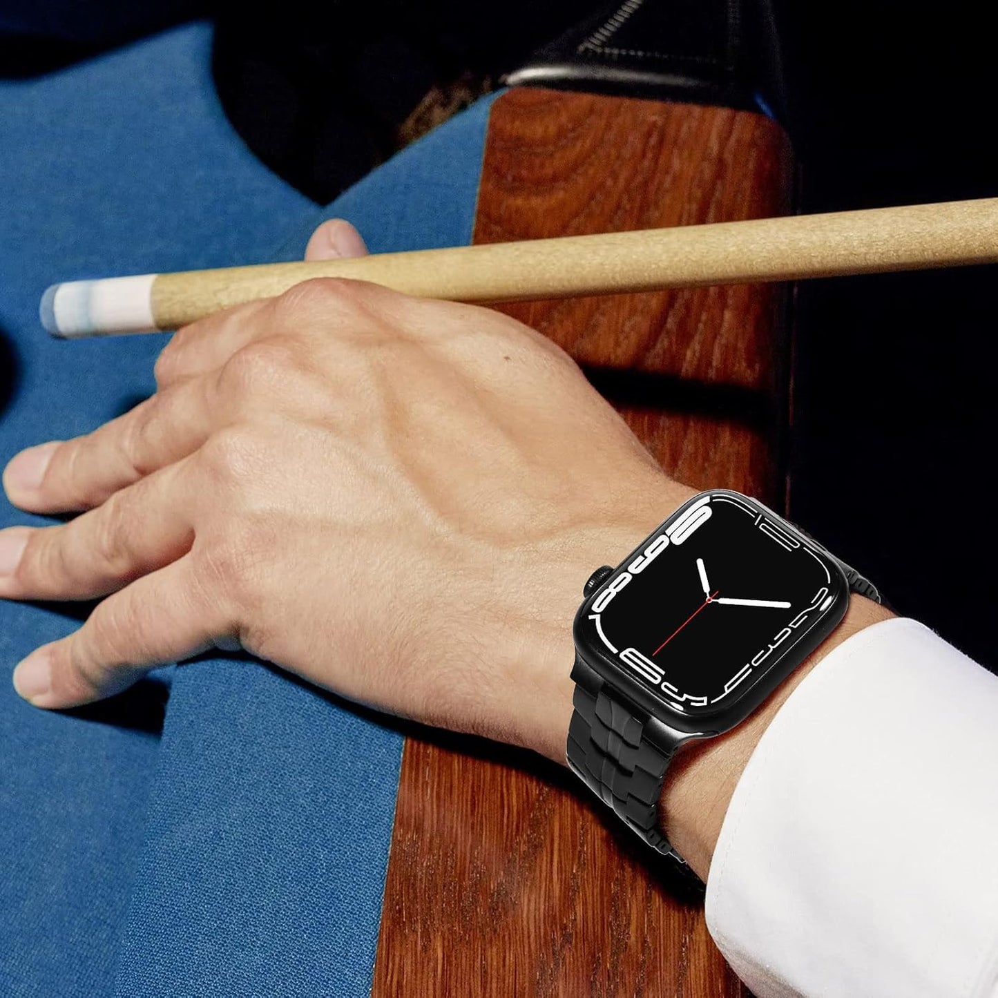 Techsuit W063 szíj Apple Watch 49mm / 46mm / 45mm / 44mm / 42mm sorozathoz, Szürke