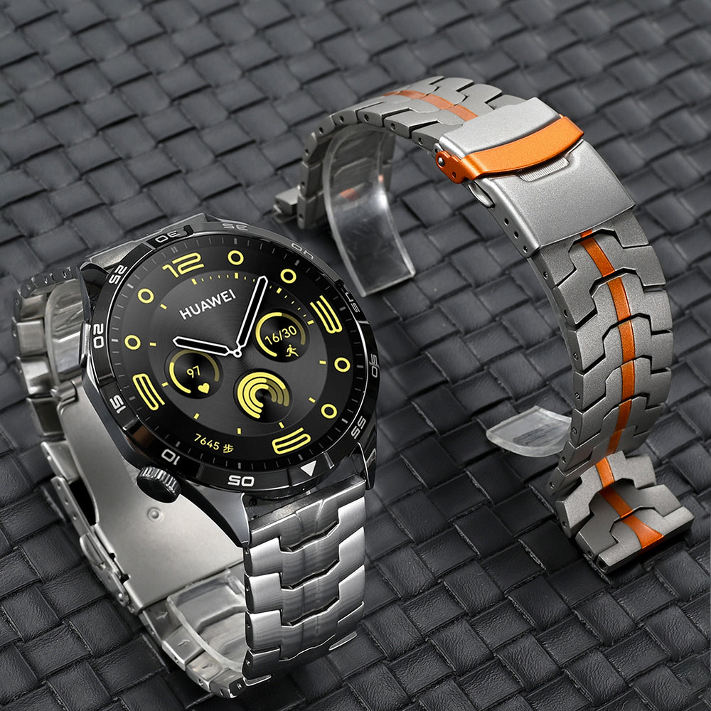 Techsuit W063 szíj Huawei Watch / Xiaomi Watch sorozathoz, Ezüst