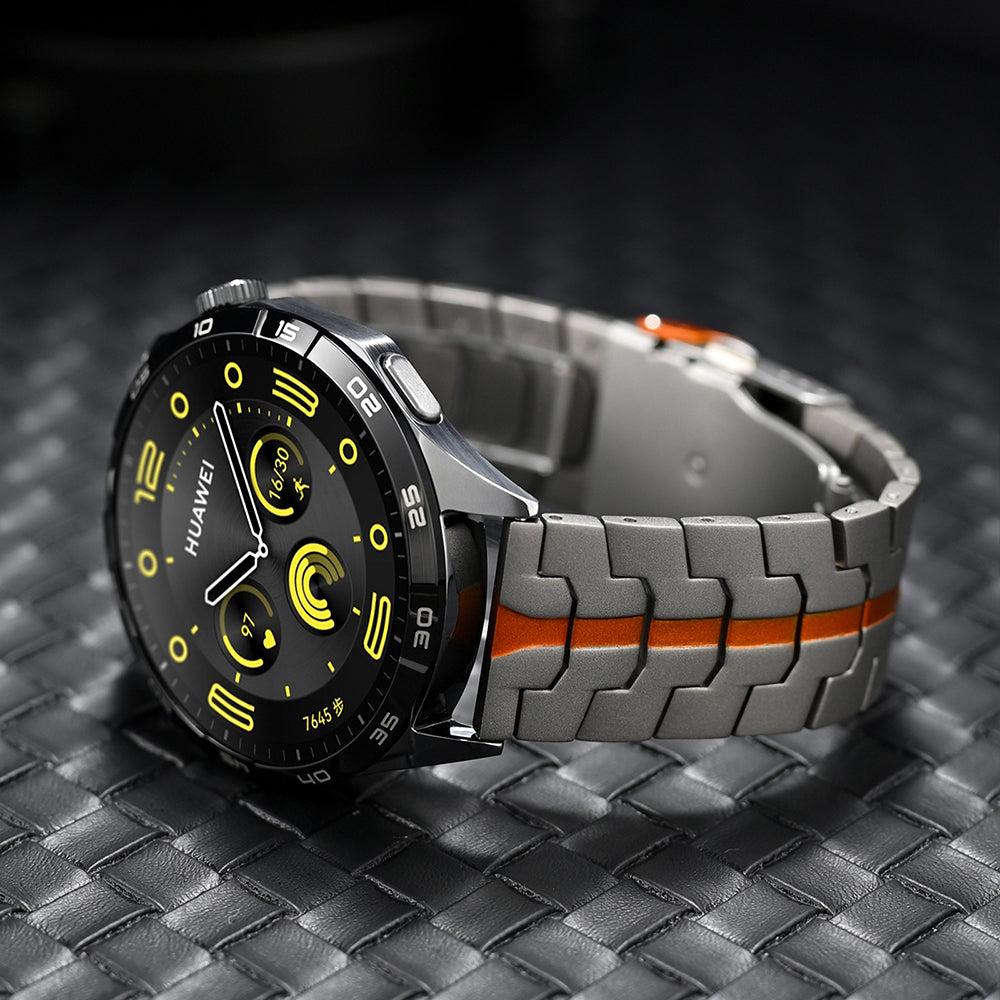 Techsuit W063 szíj Huawei Watch / Xiaomi Watch sorozathoz, Ezüst