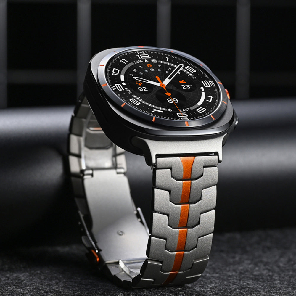 Techsuit W063 Strap for Samsung Galaxy Watch Ultra, Silver