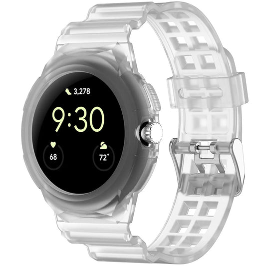 Techsuit W065 szíj Google Pixel Watch 3 41mm / Watch 2 / Watch, Átlátszó