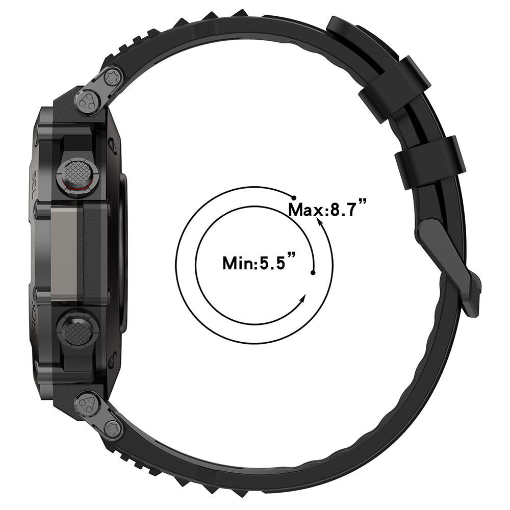 Techsuit W067 szíj az Amazfit T-Rex Ultra-hoz, Bézs