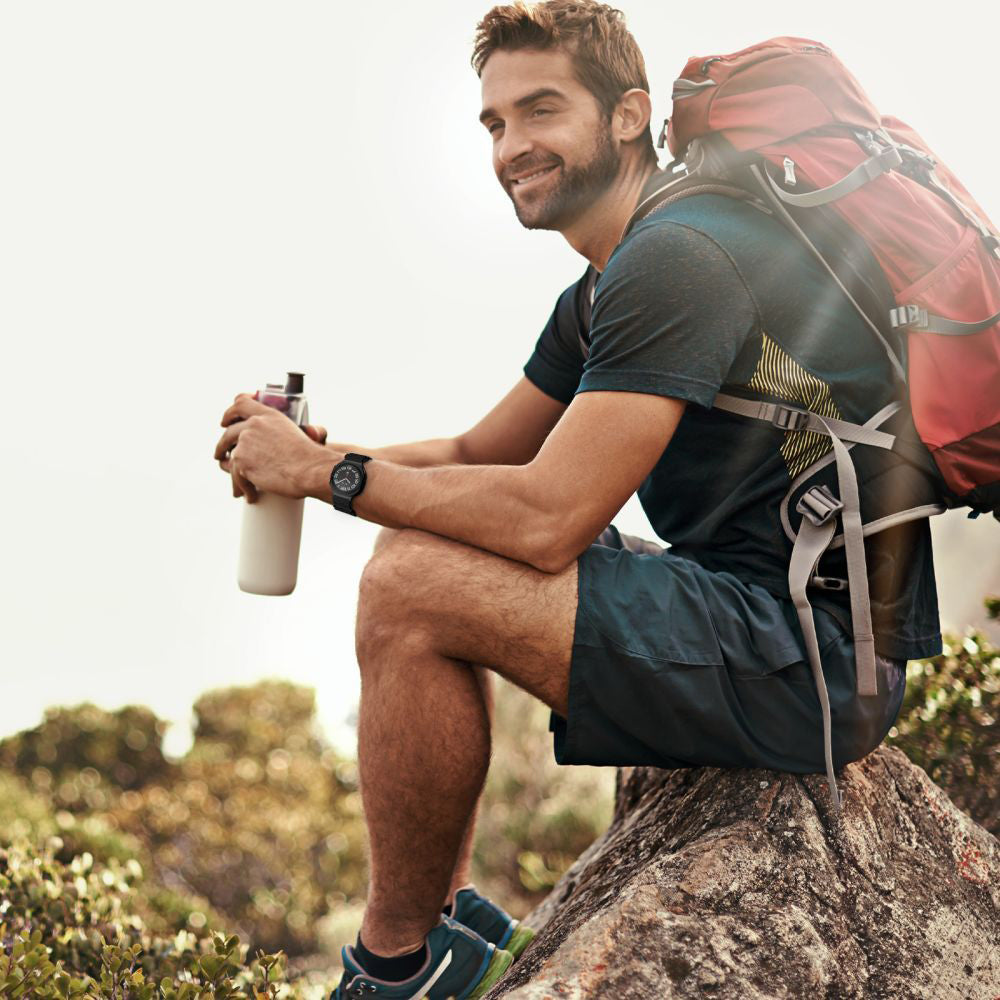 Techsuit W068 szíj Samsung Galaxy Watch Ultra-hoz, Fekete Zöld