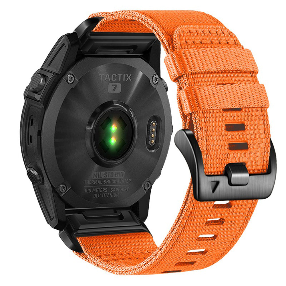 Techsuit W070 szíj Garmin Watch Fenix / Forerunner / Approach sorozathoz, 22mm, Narancssárga