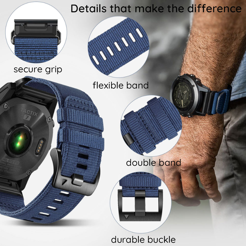 Techsuit W070 szíj Garmin Watch Fenix / Forerunner / Approach sorozathoz, 22mm, Narancssárga