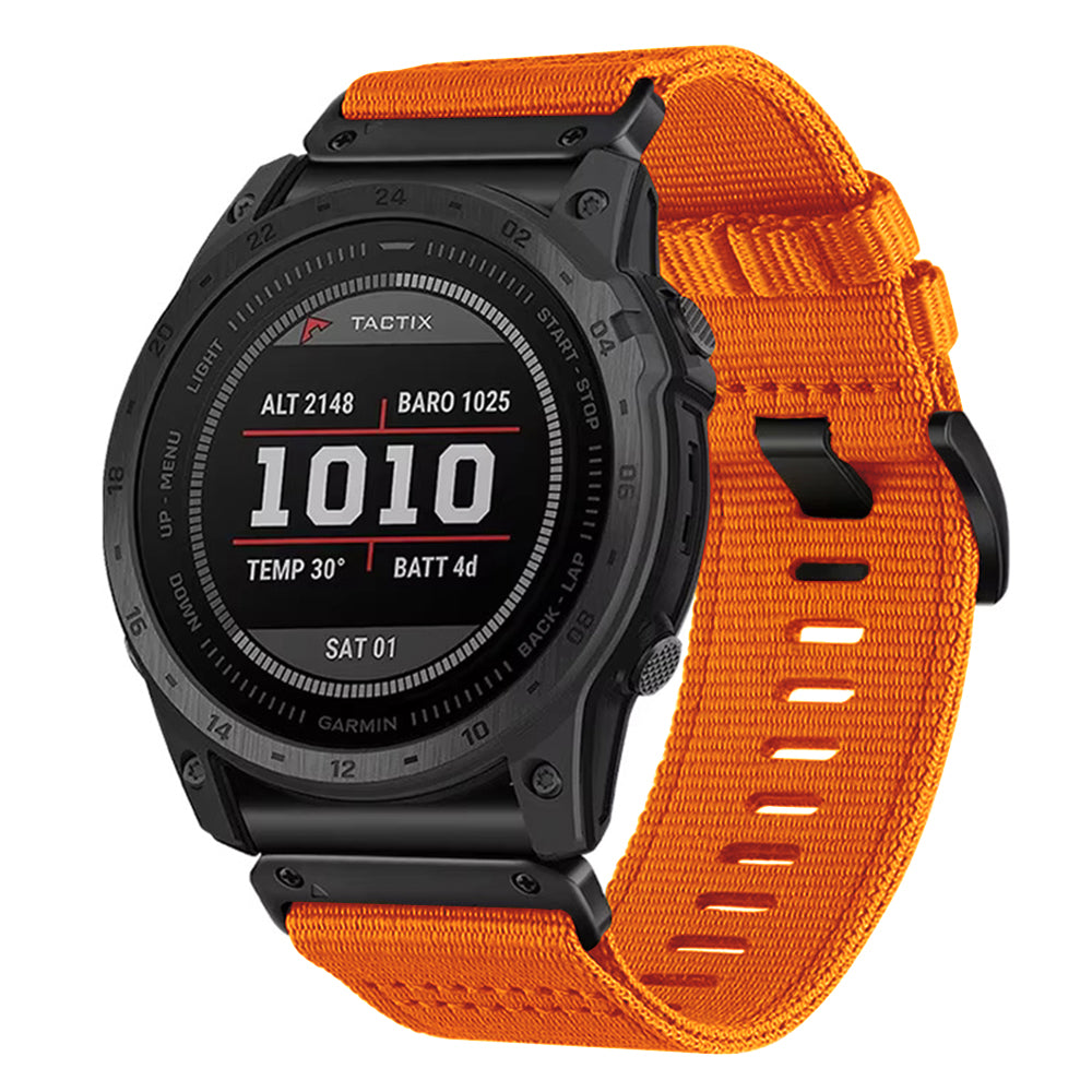 Techsuit W070 szíj Garmin Watch Fenix sorozathoz, 26mm, Narancssárga