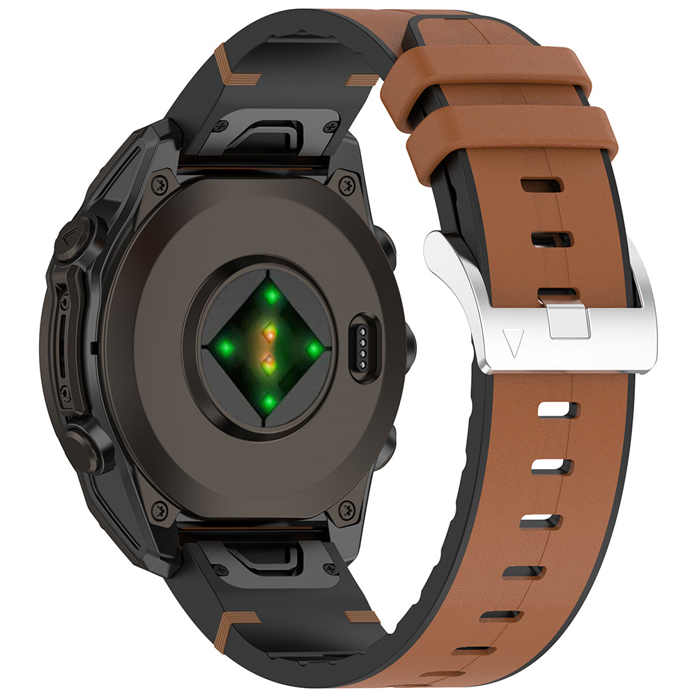 Techsuit W071 szíj Garmin Instinct / Approach / Fenix órasorozathoz, 20mm, barna
