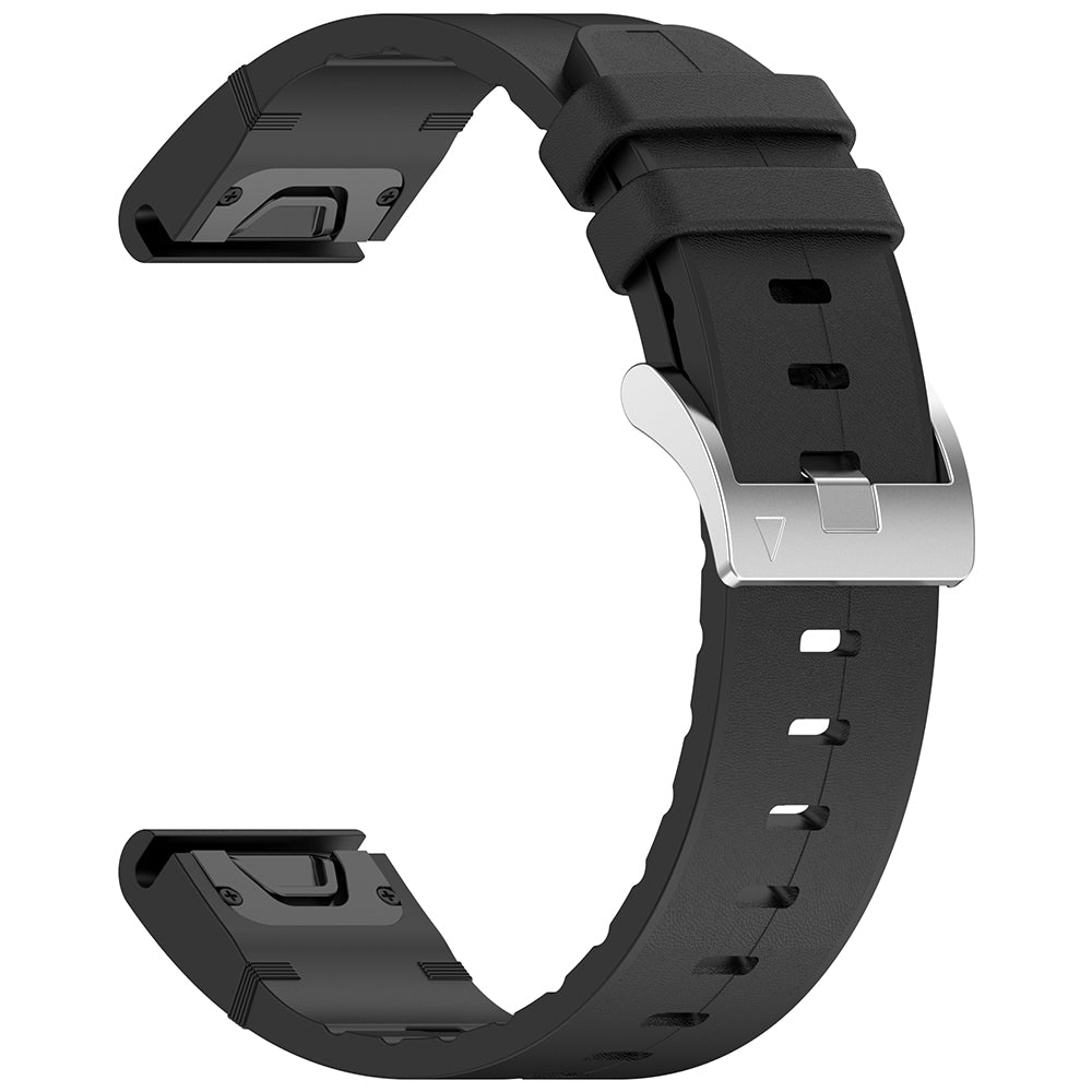 Techsuit W071 szíj a Garmin Watch Fenix sorozathoz, 26mm, Fekete