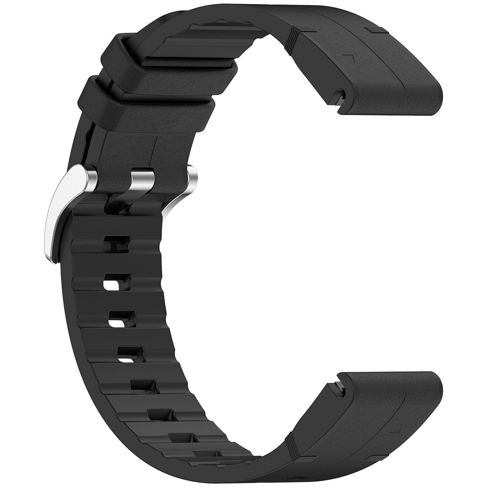 Techsuit W071 szíj a Garmin Watch Fenix sorozathoz, 26mm, Fekete