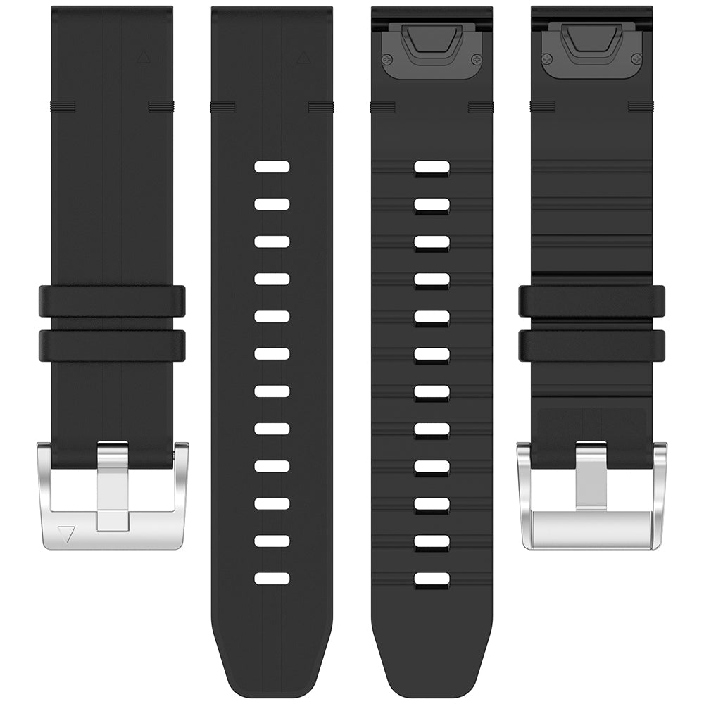 Techsuit W071 szíj a Garmin Watch Fenix sorozathoz, 26mm, Fekete