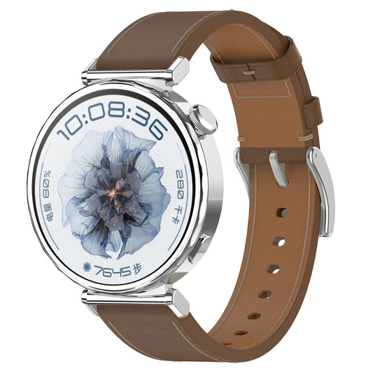 Techsuit W073 szíj Huawei Watch / Garmin Watch sorozathoz, 18mm, barna