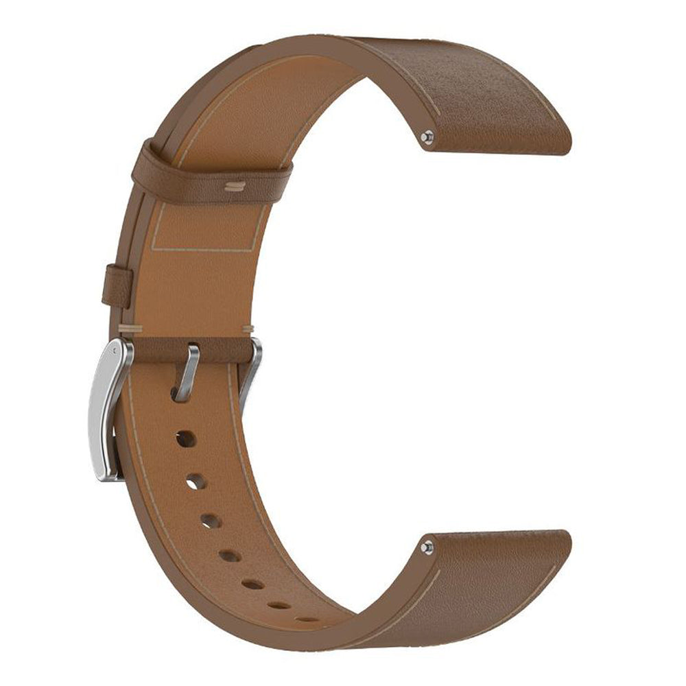 Techsuit W073 szíj Samsung Galaxy Watch Series-hez, 20mm, barna